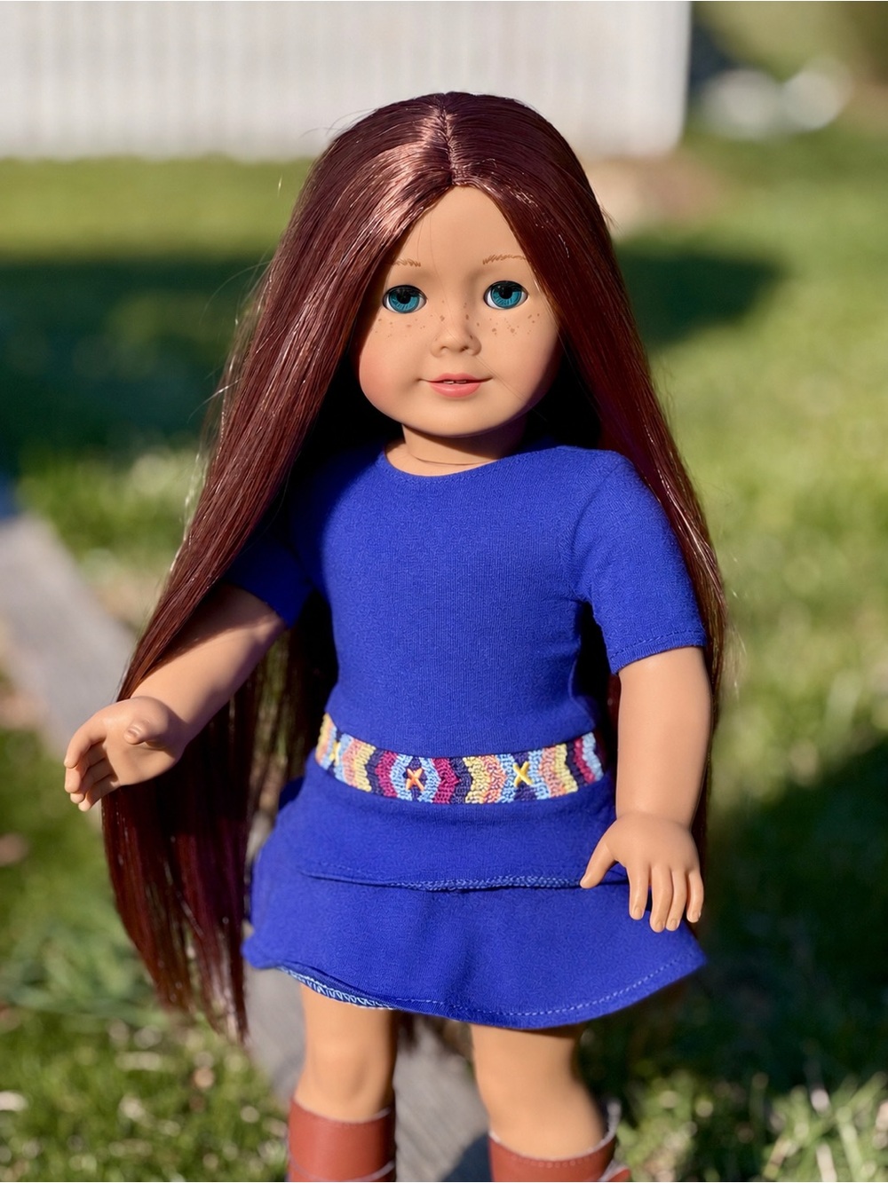 American Girl Saige Copeland + DVD, outfit, earrings